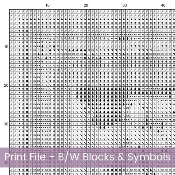William Morris Tapestry-Inspired Vintage Red Flower Nature Cross Stitch Pattern, Decorative Arts & Crafts Embroidery Decor, Full Coverage