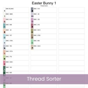 Easter Bunny Cross Stitch Pattern, Digital Pastel Easter Egg wreath Decor, Spring Cross Stitch, Baby Bunny Embroidery Shower Gift Pattern
