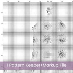 Delft Style Amsterdam Canal House Cross Stitch Pattern 3, Dutch Delft Cross Stitch Pattern, Canal House PDF XStitch Pattern Instant Download