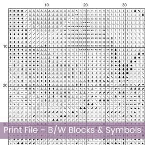 Fairytale Village Cross Stitch Pattern