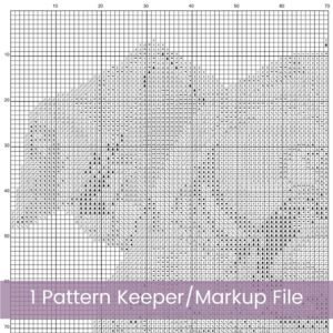 Funny Pig with Daisy Cross Stitch Pattern, Whimsical Animal Design, Funny Piglet Art, Beginner Stitch Pattern, Nursery Decor, PDF Download