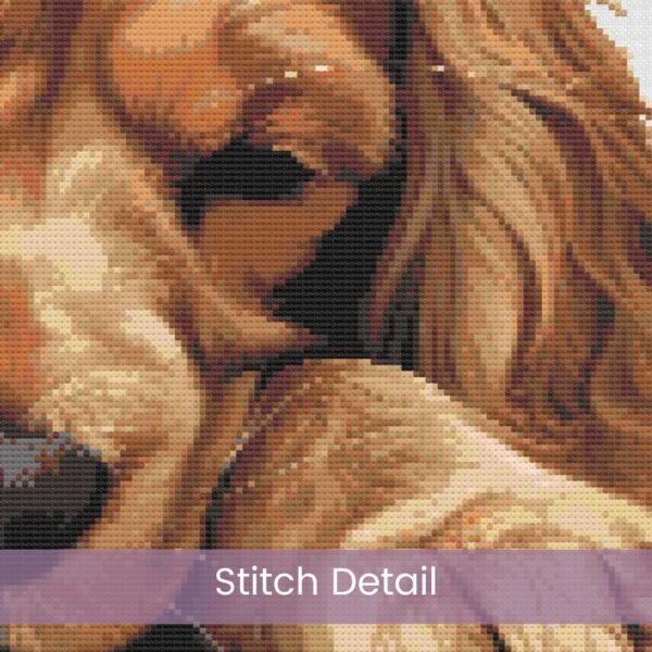 American Cocker Spaniel Cross Stitch Pattern, Dog Cross Stitch Art, Sleeping Puppy Digital PDF Cross Stitch Pattern Download, Cute Dog Decor