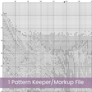 Alaskan Malamute Cross Stitch Pattern, Dog Cross Stitch Art, Sleeping Puppy Digital PDF Cross Stitch Pattern Download, Cute Dog Decor Gift