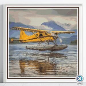 Float Plane Cross Stitch Pattern