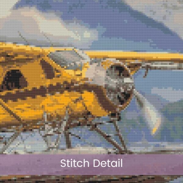 Float Plane Cross Stitch Pattern