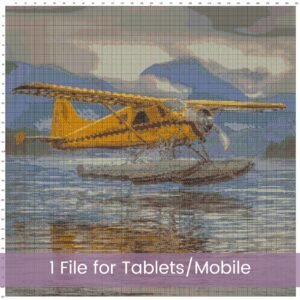Float Plane Cross Stitch Pattern