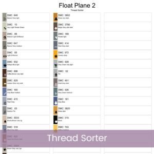 Float Plane Cross Stitch Pattern
