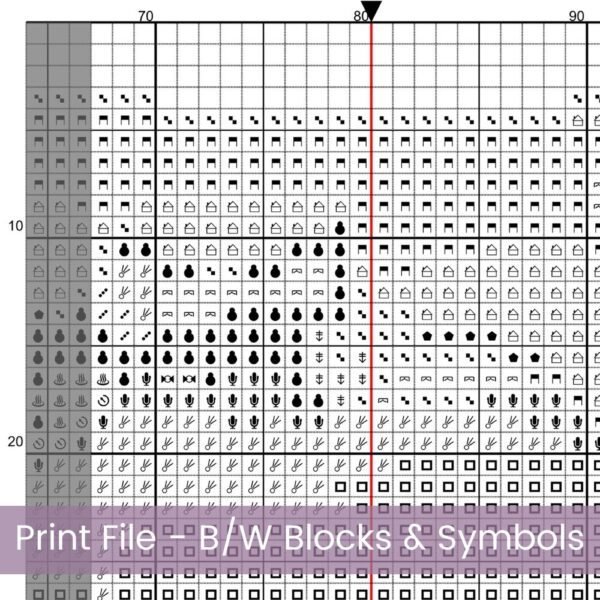 Cute Christmas Bird Cross Stitch Pattern | Cartoon Bird with Santa Hat & Holly | Partial Coverage Holiday PDF