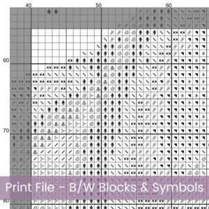 Little Peanut Elephant Cross Stitch Pattern | Blue Baby Shower Nursery Decor | Partial Coverage PDF | Digital Download