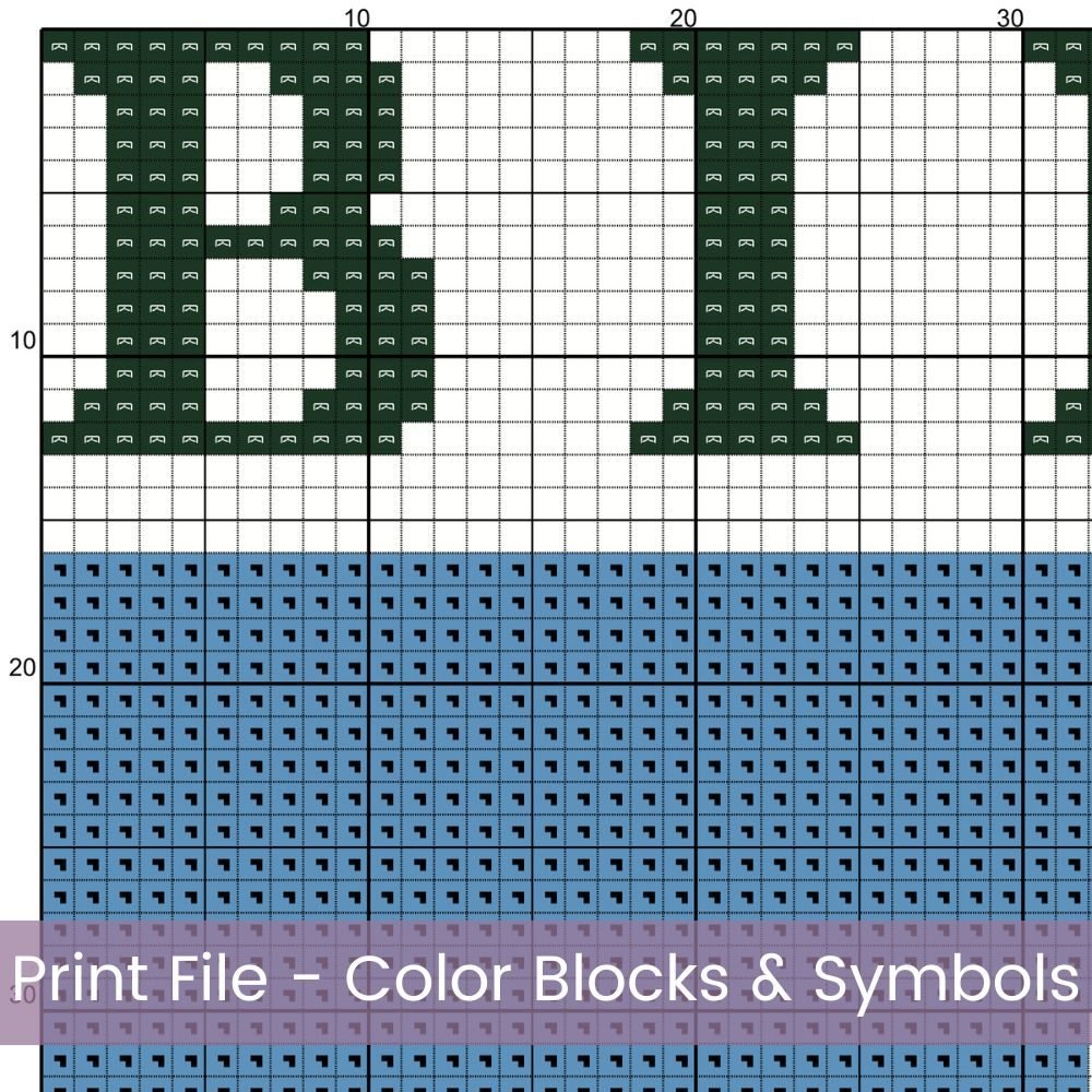 April Birth Month Flower Counted Cross Stitch PDF Pattern, Daisies Cross Stitch Pattern, Instant Download, Modern Floral Cross Stitch