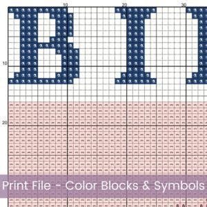 April Birth Month Flower Counted Cross Stitch PDF Pattern, Sweet Pea Cross Stitch Pattern, Instant Download, Modern Floral Cross Stitch