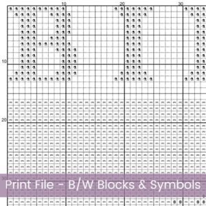 April Birth Month Flower Counted Cross Stitch PDF Pattern, Sweet Pea Cross Stitch Pattern, Instant Download, Modern Floral Cross Stitch