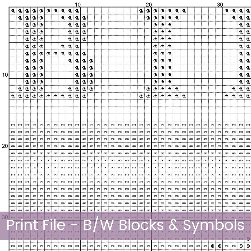 April Birth Month Flower Counted Cross Stitch PDF Pattern, Sweet Pea Cross Stitch Pattern, Instant Download, Modern Floral Cross Stitch