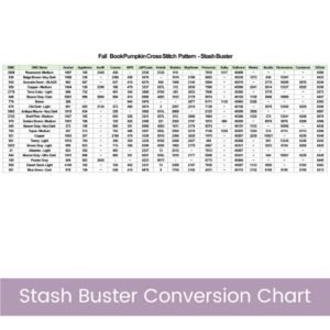 Fall Pumpkin Book Stack Cross Stitch Pattern | Cozy Autumn Reading Themed Design | Full Coverage Pattern