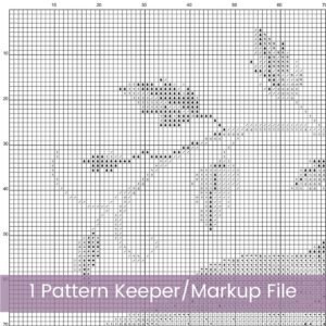 Fall Pumpkin Book Stack Cross Stitch Pattern | Cozy Autumn Reading Themed Design | Full Coverage Pattern