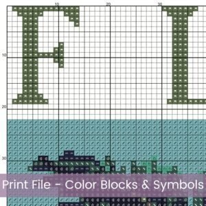 Florida Travel Poster Cross Stitch Pattern, The Sunshine State, Retro Vintage Inspired Design, Travel Wall Art, Full Coverage Digital PDF