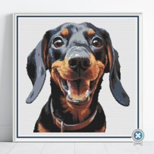 Dachshund Cross Stitch Pattern