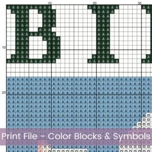 Celebrate March’s birth month flower with this elegant Daffodils Cross Stitch Pattern. Designed in a minimalist boho “Flower Market” style.