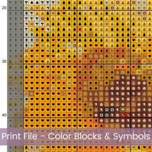 Monet’s Sunflowers Inspired Cross Stitch Pattern | Impressionist Floral Painting | Full Coverage PDF