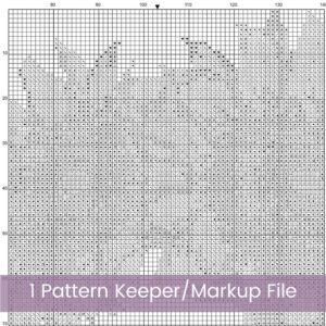 Sunflower Wreath Cross Stitch Pattern | Gingham Ribbon Floral Embroidery | Partial Coverage PDF