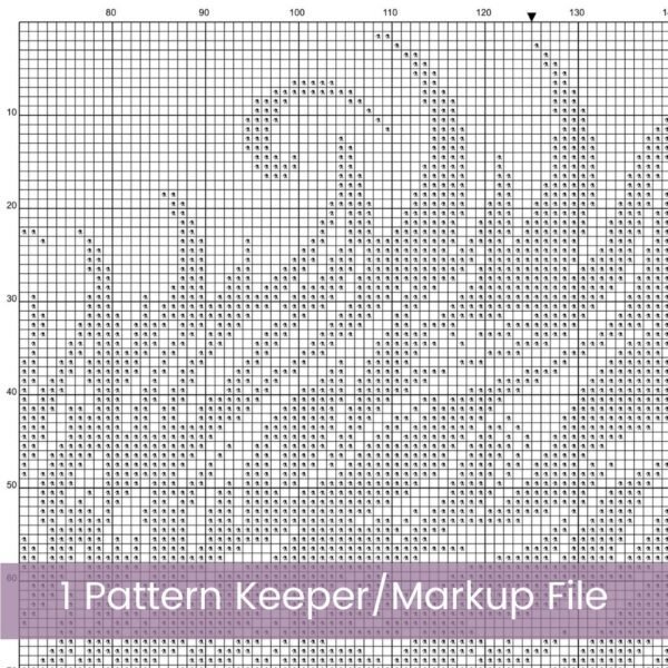 Tribal Dragon Cross Stitch Pattern | Black Silhouette Embroidery | Partial Coverage PDF | Digital Download