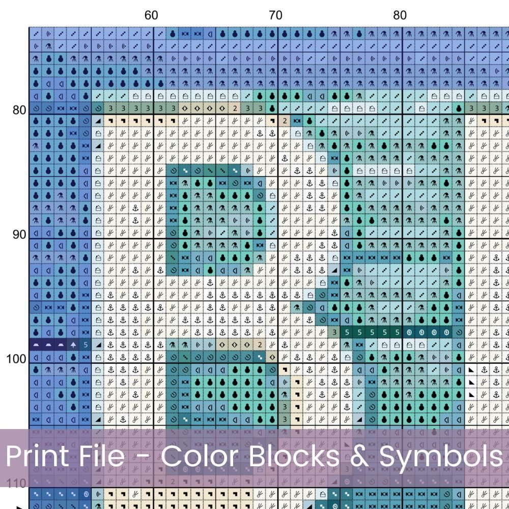 Beach Signpost Cross Stitch Pattern