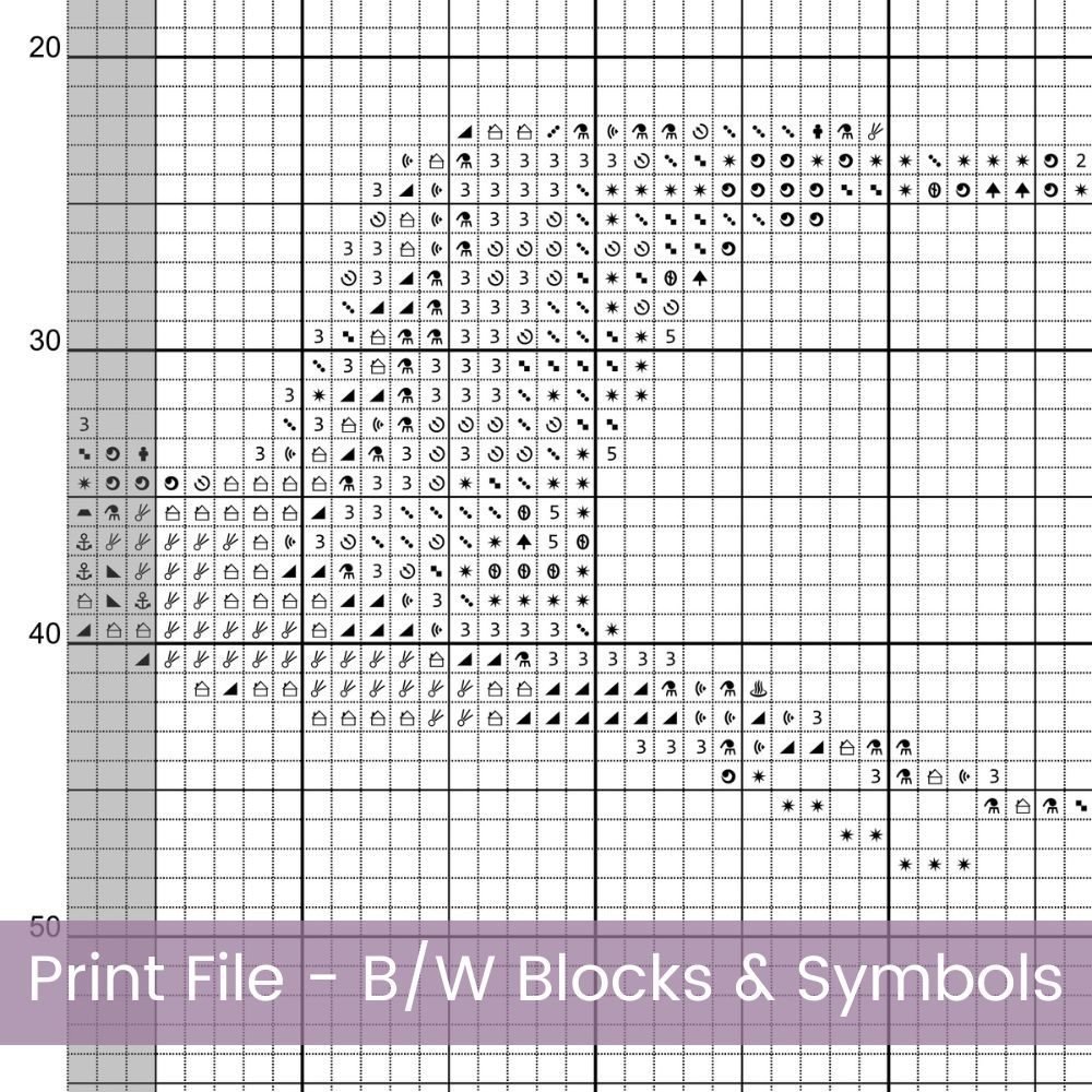 Beach Signpost Cross Stitch Pattern