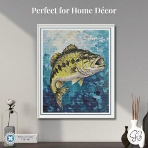 Largemouth Bass Cross Stitch Pattern