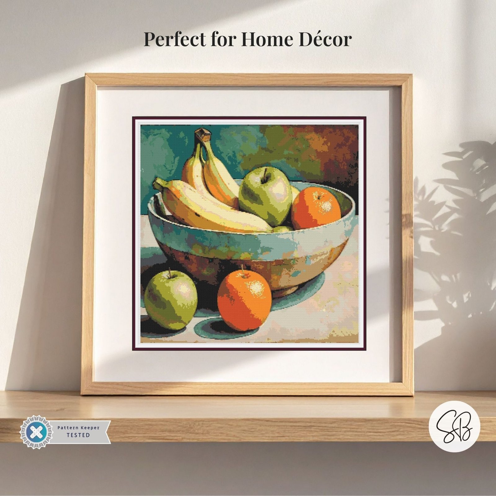 Apples, Oranges & Bananas Cross Stitch Pattern - Image 4